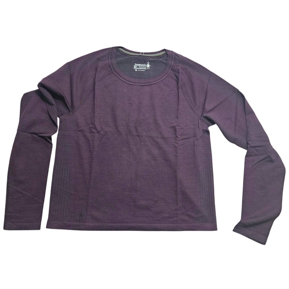 Smartwool Intraknit Active Seamless‎ Long Sleeve Eggplant Purple SW002562L83 Sm